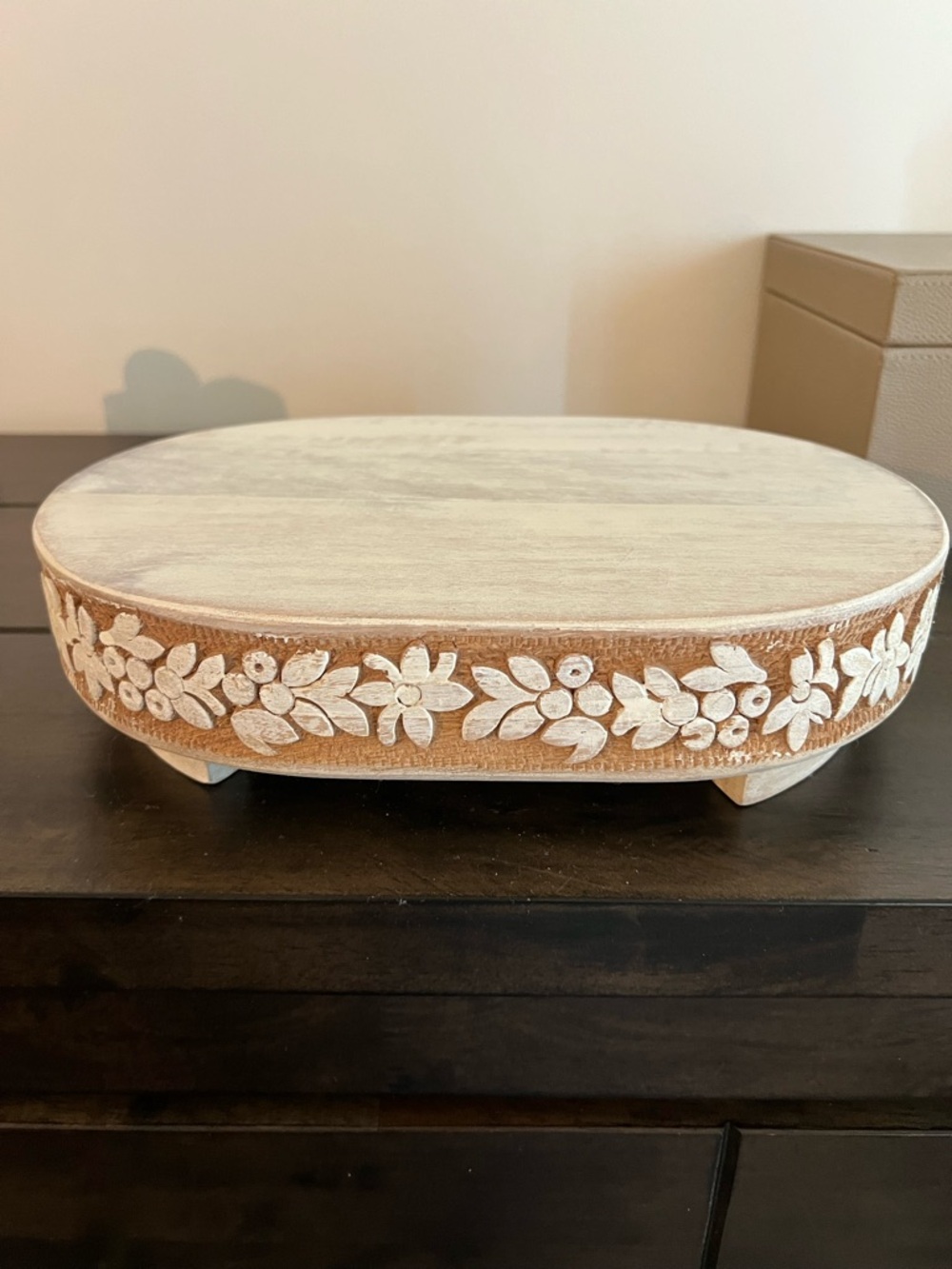 Wooden Pedestal Stand